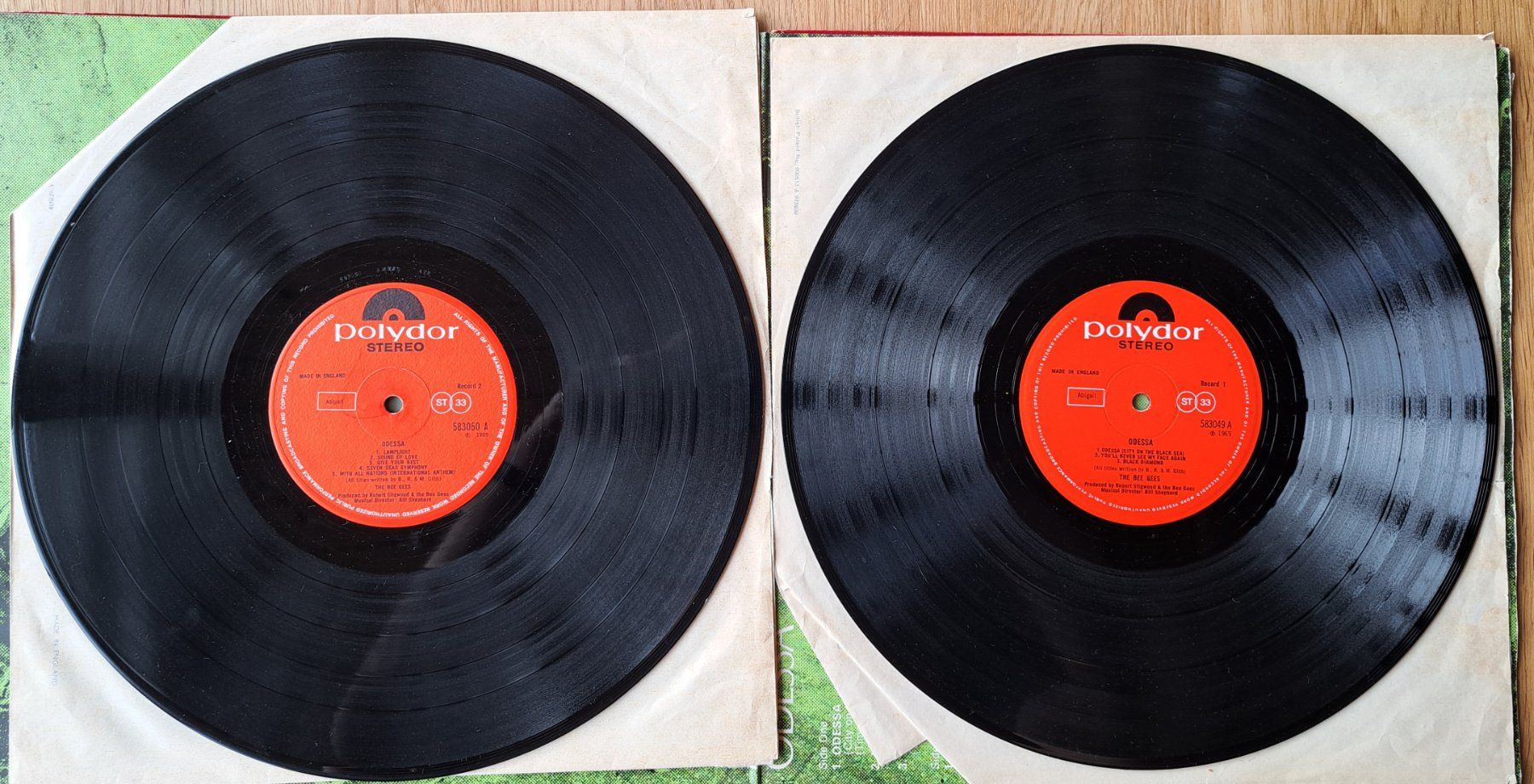 Dischi in vinile: Bee Gees - Odessa (2 LP) – Usato da Meggen venduto da Ricardokoch 3