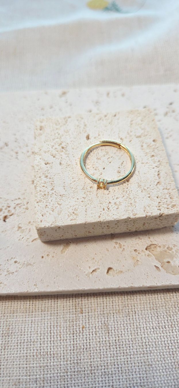 Anelli: NEW - S925 Citrine Ring (Adjustable) – Nuovo (secondo la descrizione) da Zürich venduto da cin_wcf6 1