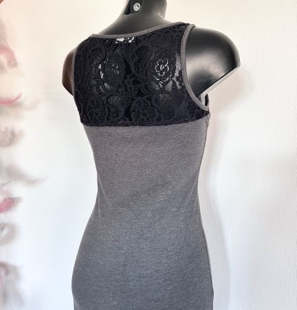 ☀️ Gr S 36 ONLY Maxikleid Sommerkleid figurbetont