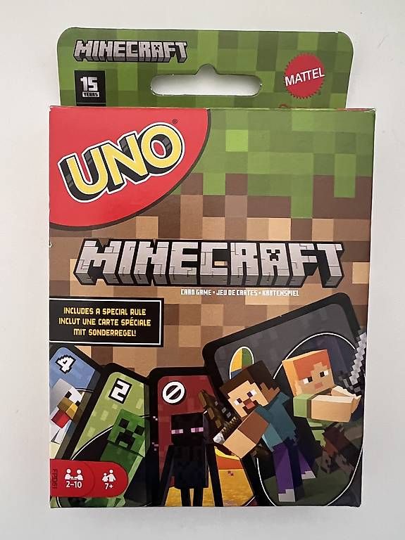 Spiele: UNO Minecraft (mit Sonderregeln) – Neu und originalverpackt aus Riehen von alisha.