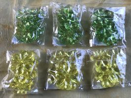 LOT STREUBLUMEN GELB UND GRÜN