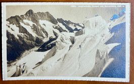 Jungfraubahn  - Eismeer und Schreckhorn - AK
