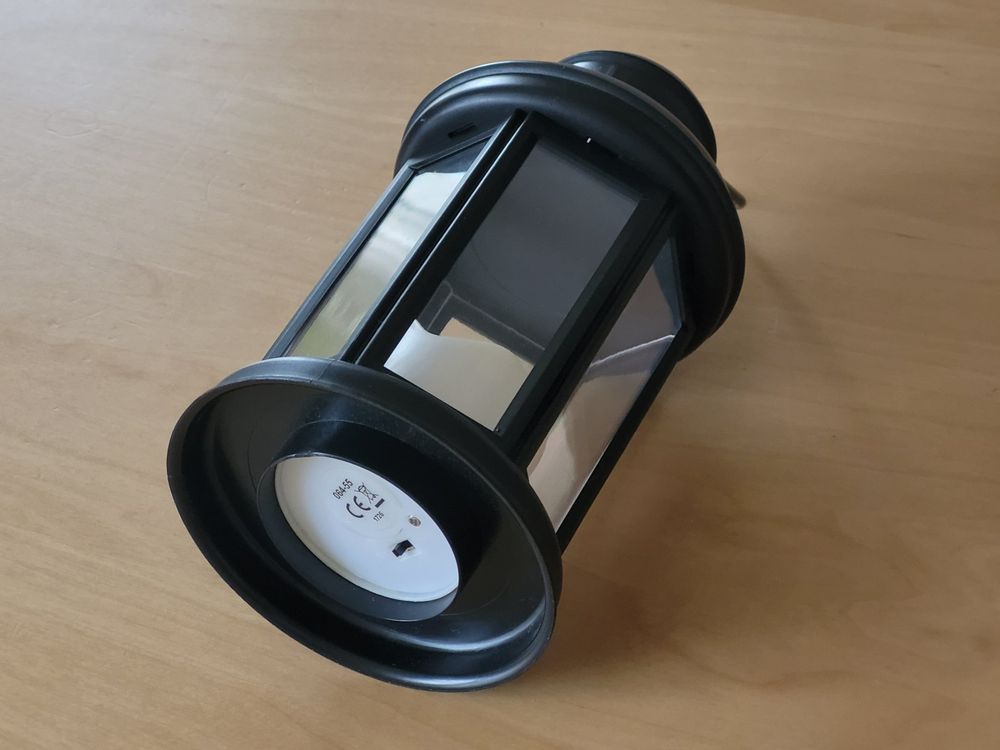 Lanternes: Laterne mit Echtwachskerze mit Batterie betrieben – D'occasion à Wiesendangen par samoalk 2