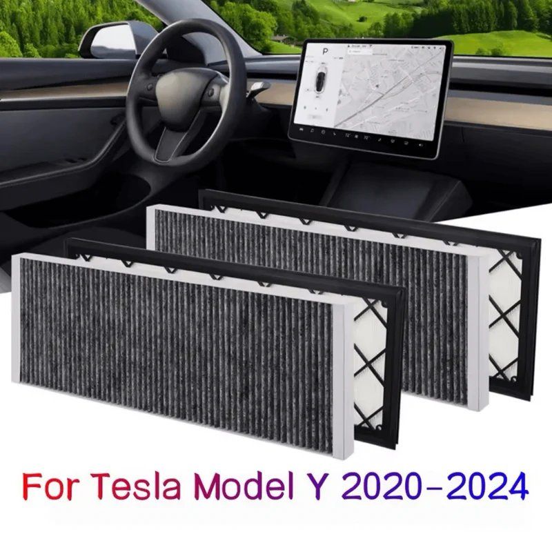 Tesla Alle Ersatzteile: HEPA Innenraumfilter-Set Tesla Model Y bis 2024 – Neu und originalverpackt aus Dietikon von e-car-shop.schweiz 1