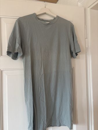 Schlafshirt H&M blau hell unifarben Grösse S guter Zustand