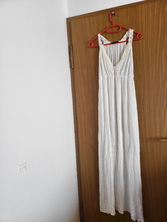 Robe d'été blanche Dorothy Perkins, taille M, dentelle