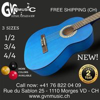 Classical Guitar Gewa 3 sizes and 4 colors