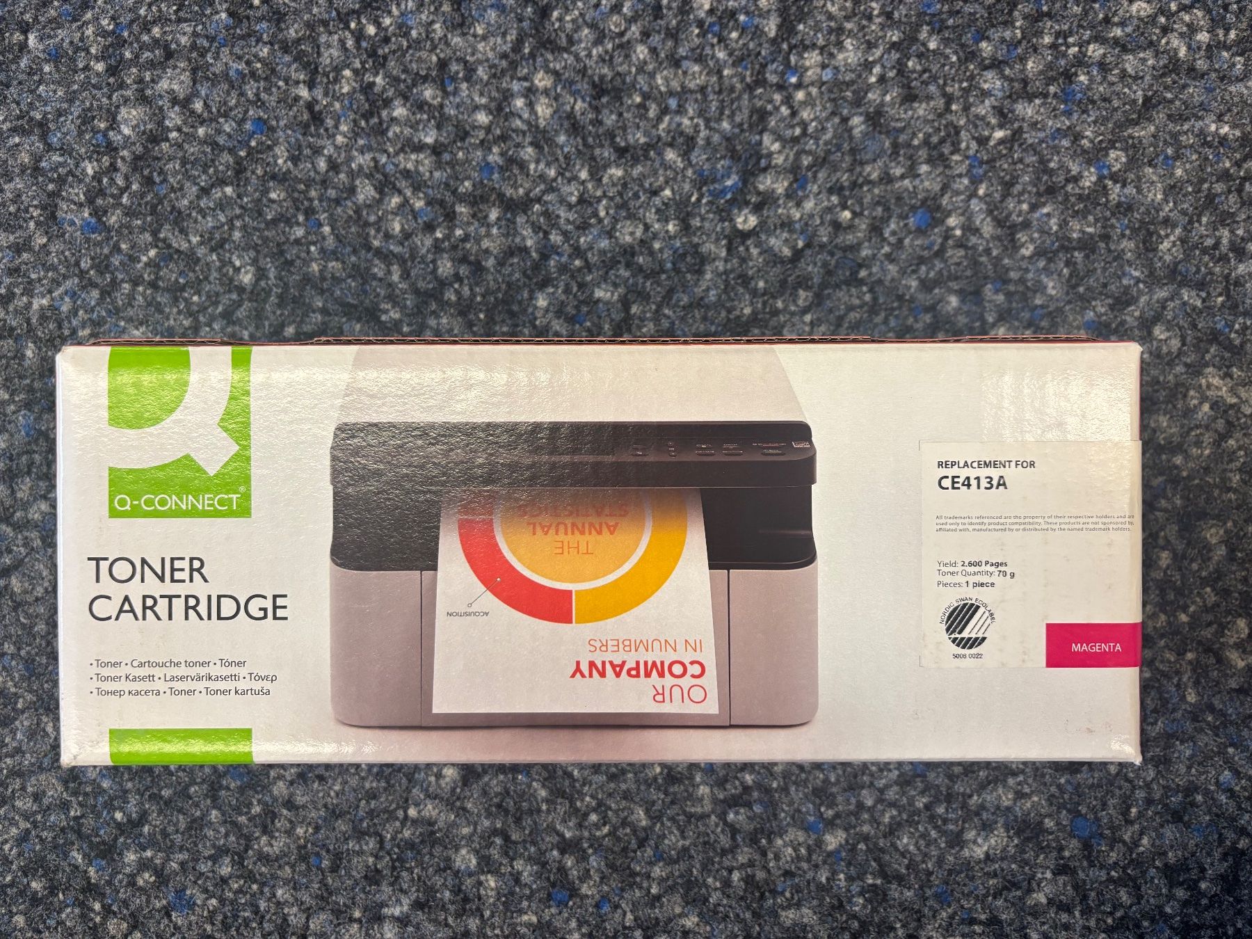 Cartucce per stampanti & toner: Q-Connect Toner CE413A magenta neu – Nuovo e nell'imballaggio originale da Aarau venduto da ric_j2fq
