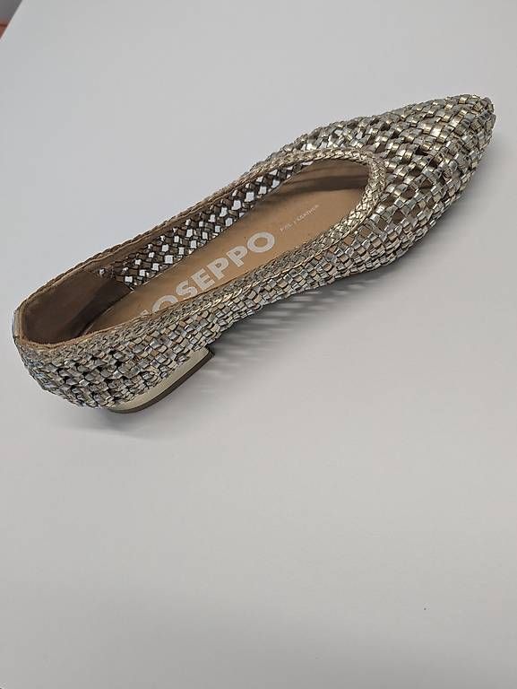 Chaussures femmes: Gioseppo metallic leather flats – D'occasion à Zürich par ale_ht7x 2