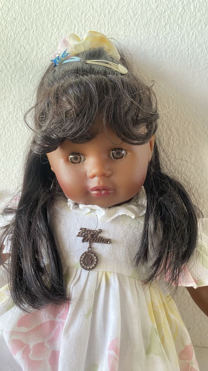 Bambole: Zapf dunkelhäutige Puppe 50 cm – Usato da Pfäffikon SZ venduto da Anita8808 3