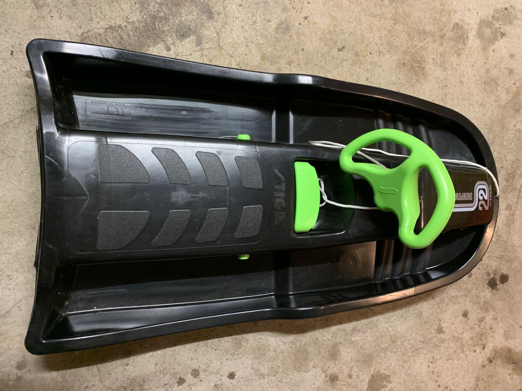 Schlitten von Stiga Snowracer 22 - Schwarz, Top Zustand! (Gebraucht) in ...