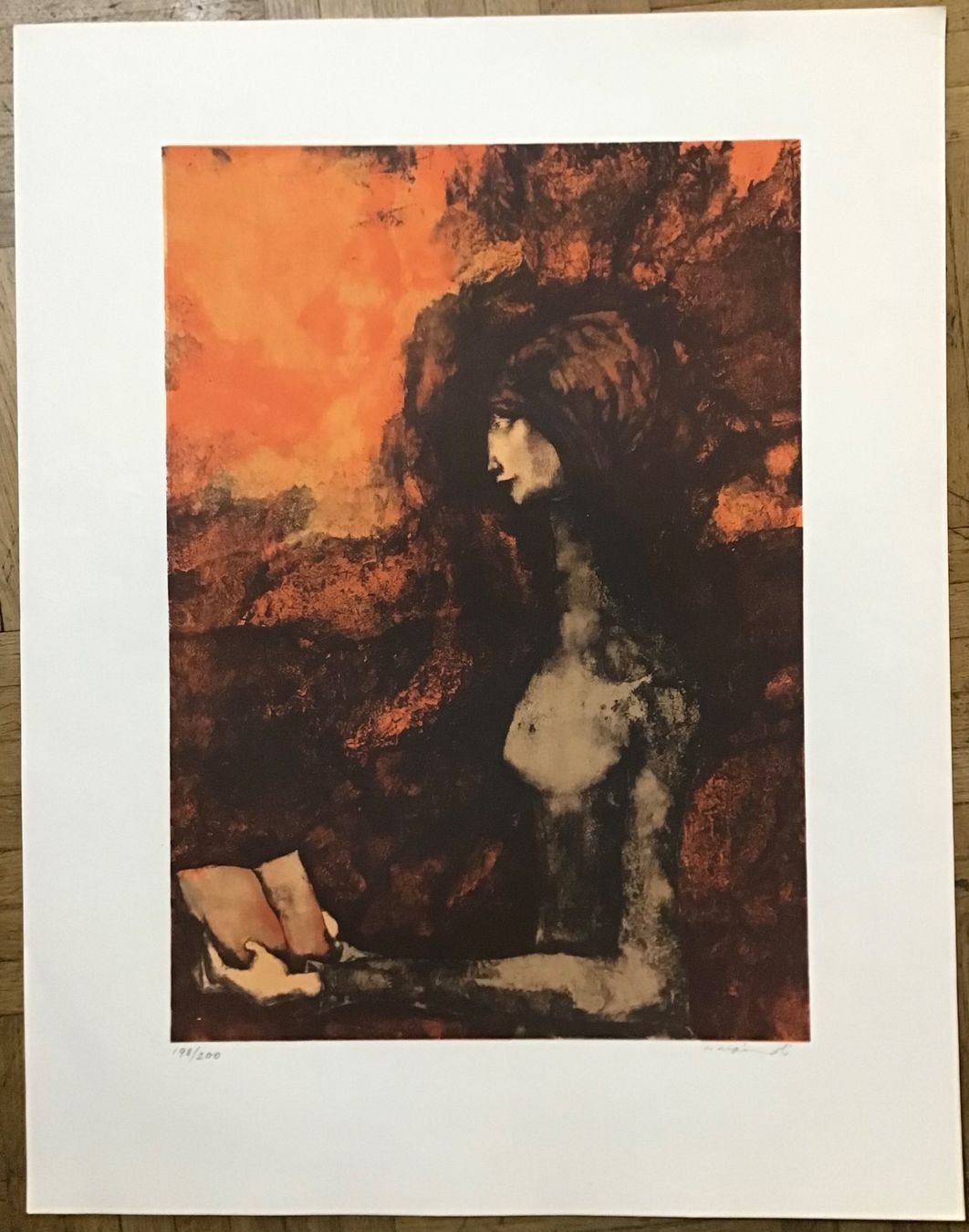 Grafiken & Lithographien: MICHELE MAINOLI LITHOGRAPHIE SIGNIERT NUMMERIERT – Gebraucht aus Gersau von grafik-kunst
