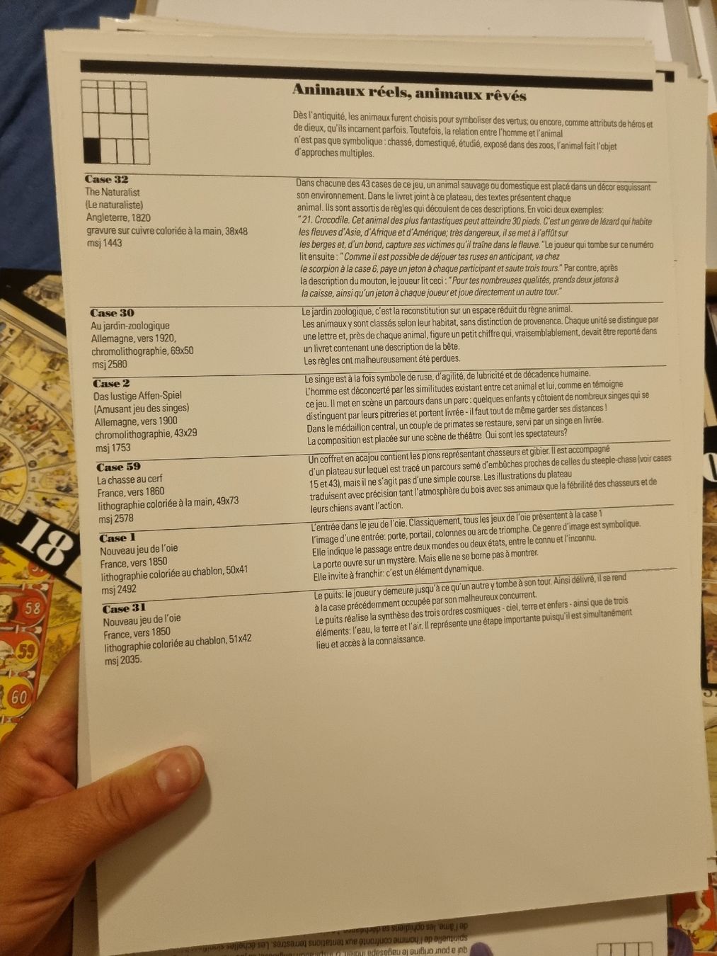 Giochi: Jeu Histoieres, Collection Musée Suisse  – Usato da Fribourg venduto da jarmilka 5