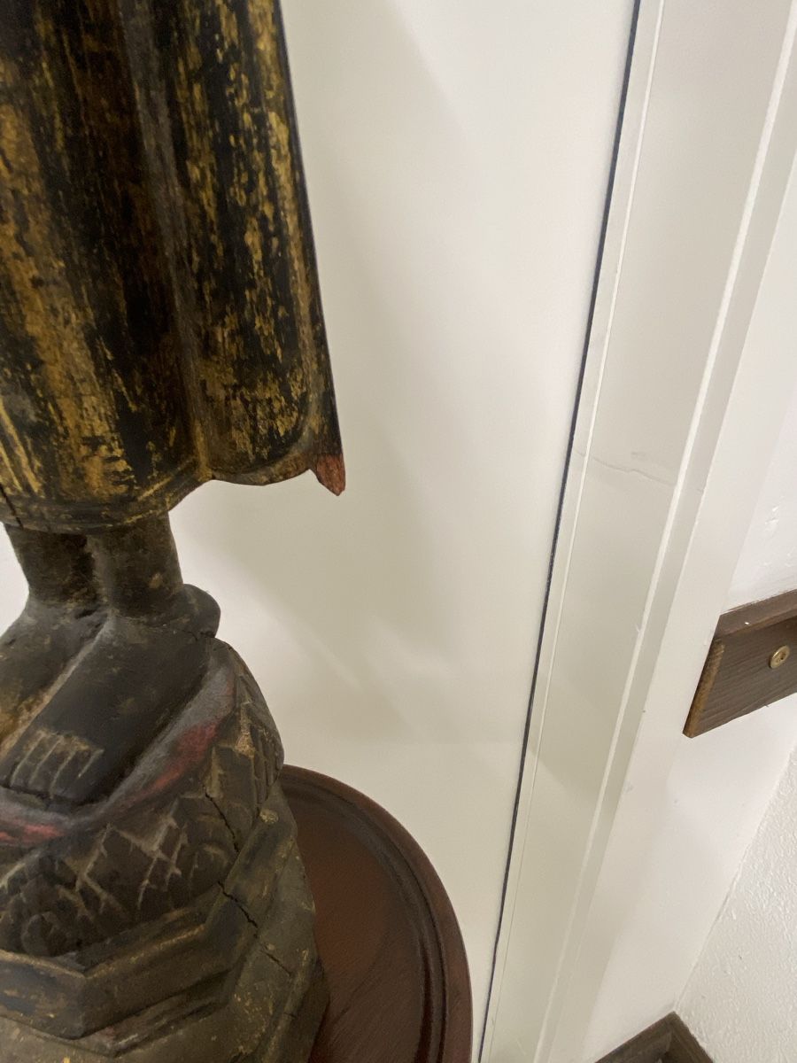 Sculture & Statue: Antike Buddha Statue aus Holz, Asien – Usato da Dietikon venduto da brocki-eyra 5