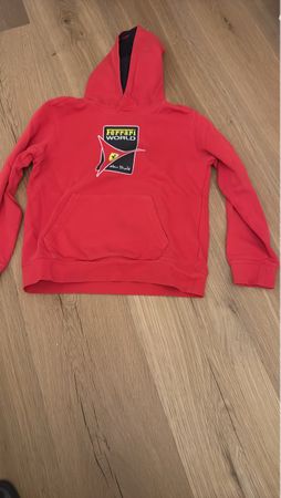 Kapuzenpullover Ferrari World rot gebraucht
