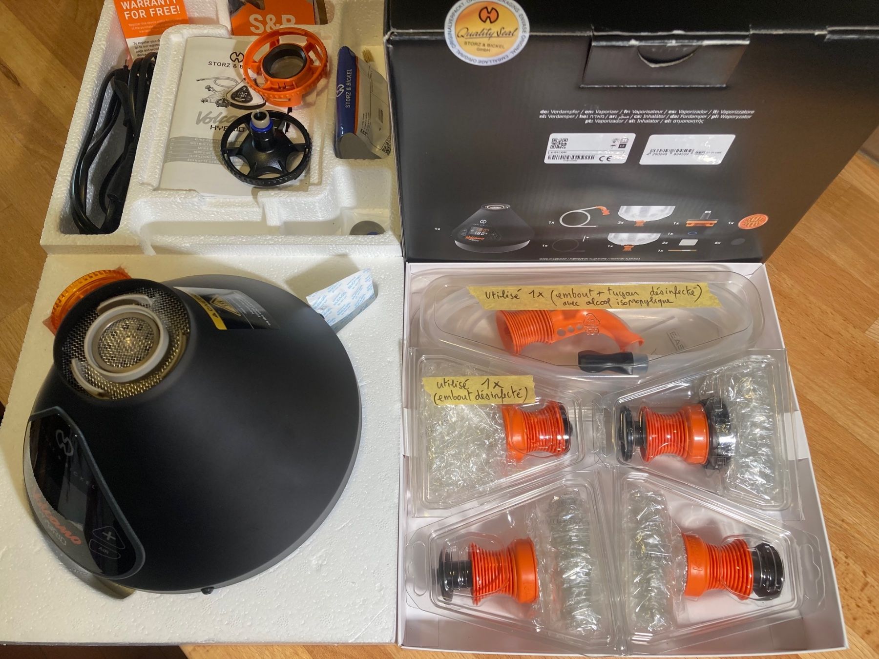 Storz & Bickel Altri Prodotti per fumatori: Volcano Hybrid Onyx Edition – Nuovo (secondo la descrizione) da Lausanne venduto da Tapirouge 3