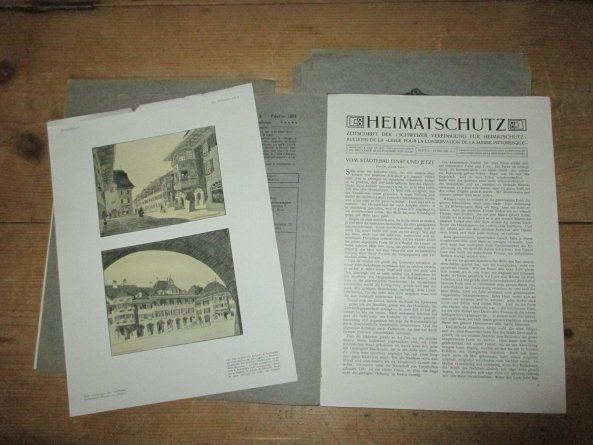 Revues & Magazines: Heimatschutz 1911 10 Hefte – D'occasion à Flims - Dorf par Stagediver 2