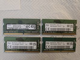 4x 8GB DDR4 RAM Module 3200MHz SO-DIMM PC4-25600 Samsung HP