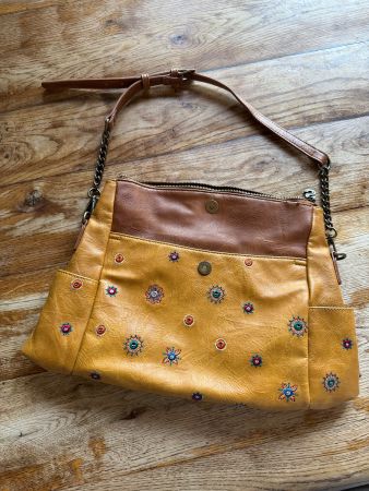 Desigual Handtasche, Top Zustand, Herbst Style, Braun/Senf