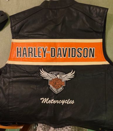 Harley-Davidson Lederweste XXL Neu / Nie getragen