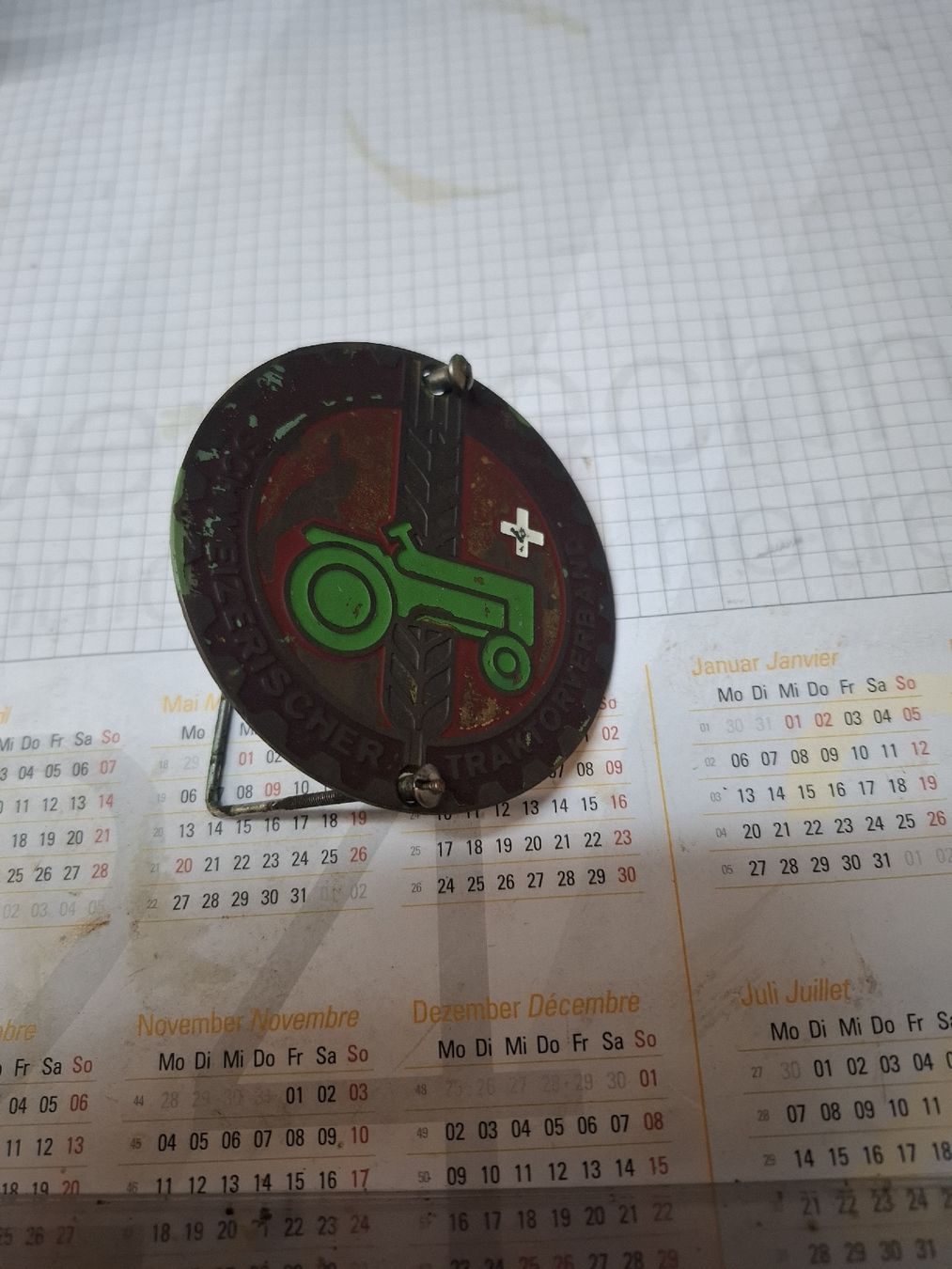 Altro per industria metallurgica: Emblem Bührer Oldtimer Traktorenverband – Usato da Aeschau venduto da Elu2000 5