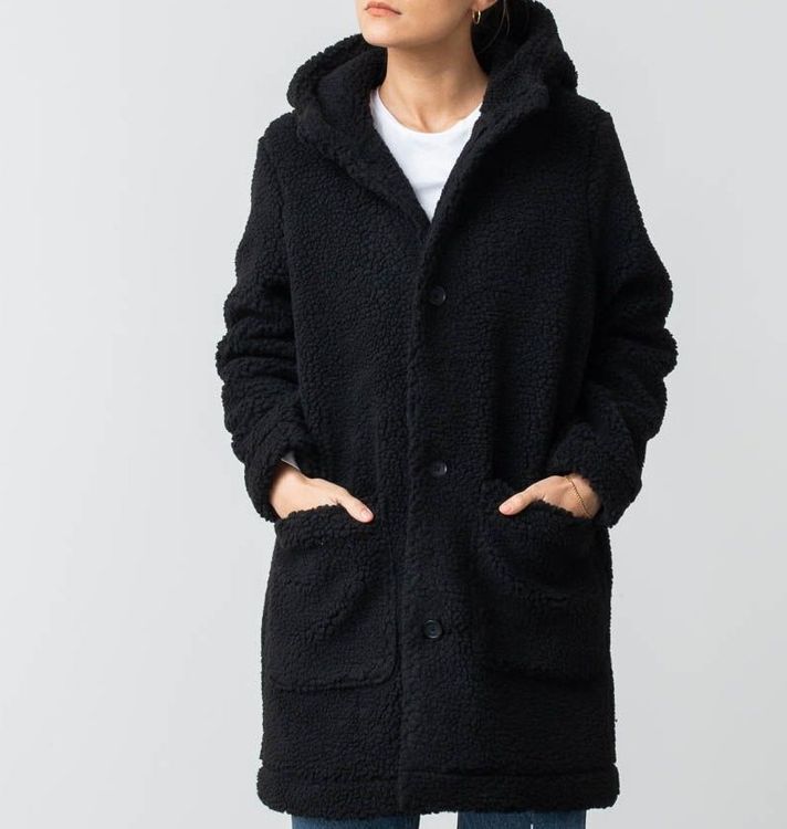 GORGLITTER Teddyjacke Damen - Bequeme Open Front Jacke Für Herbst & Winter