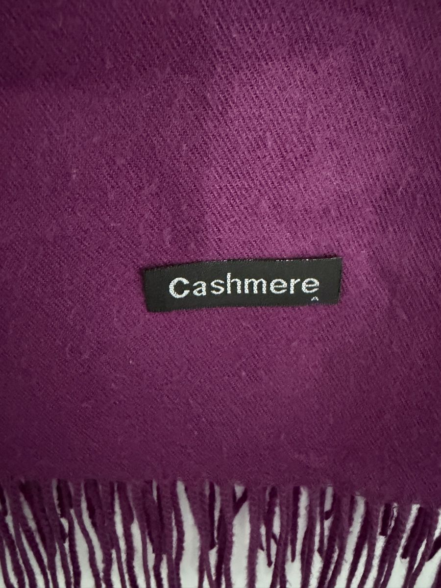 Foulard & Sciarpe: Kaschmirschal in violett – Usato da Grenchen venduto da servet.t 1