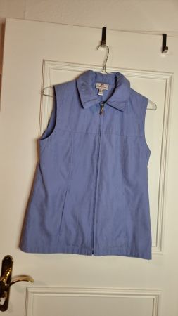 Blaue Weste Grösse 38/40, Übergangsjacke Frühling Sommer