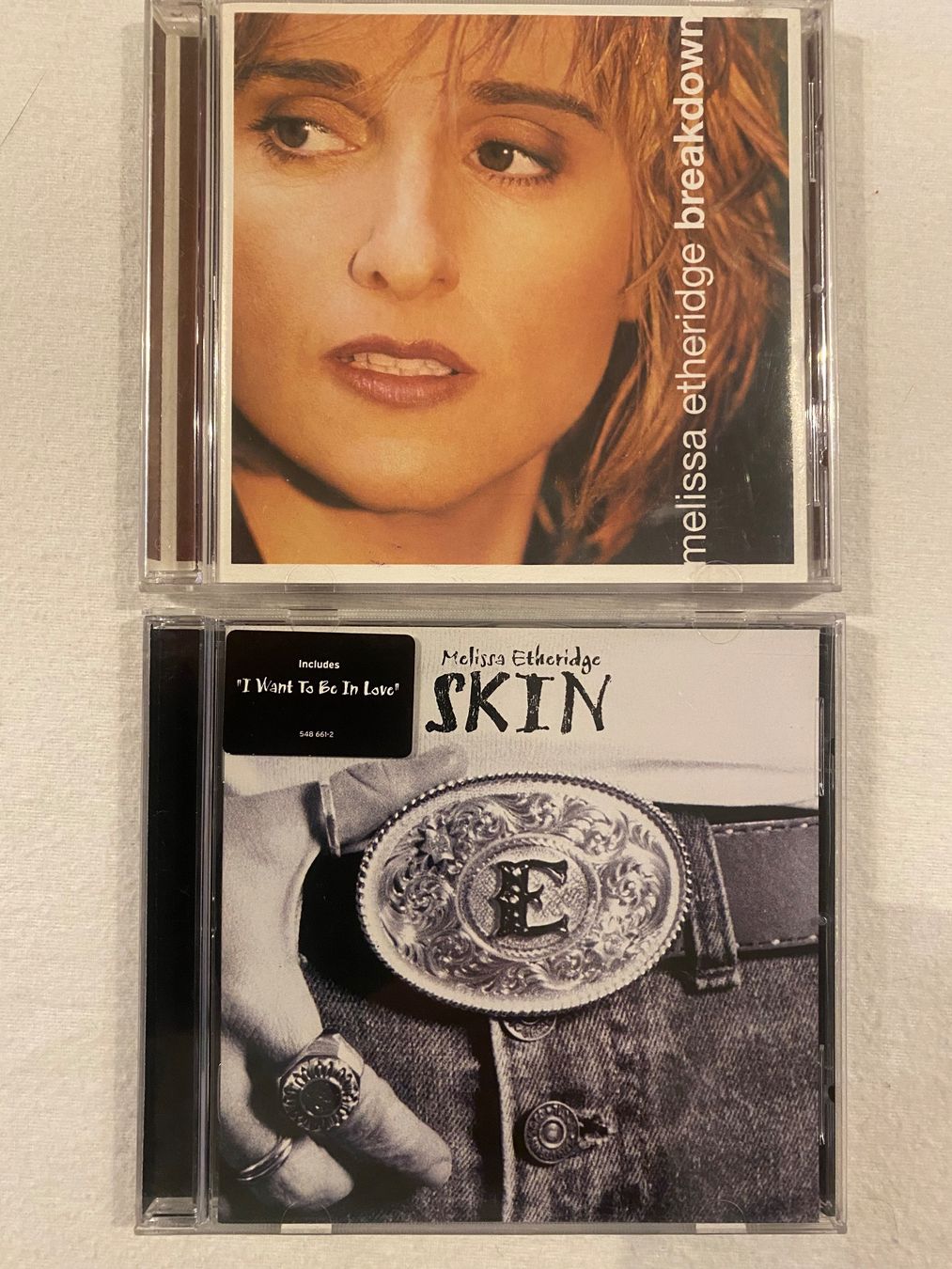 CD: 2 x Melissa Etheridge - Skin / Breakdown – Nuovo (secondo la descrizione) da Duggingen venduto da Kisha010