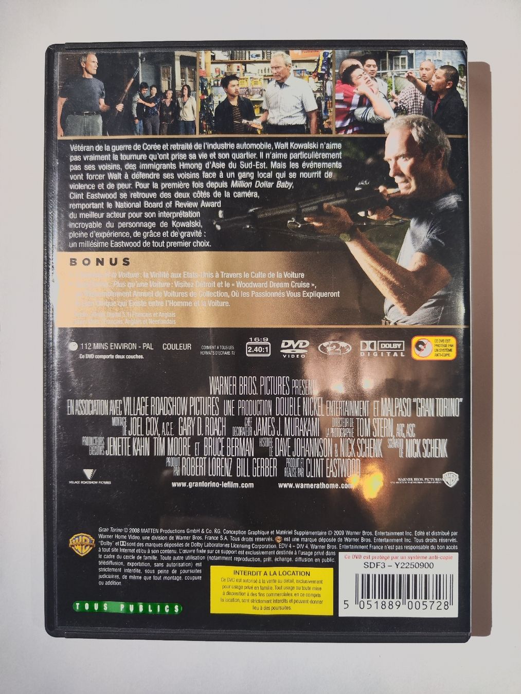 Tutti i DVDs: DVD - Gran Torino – Usato da Commugny venduto da Teksen 1