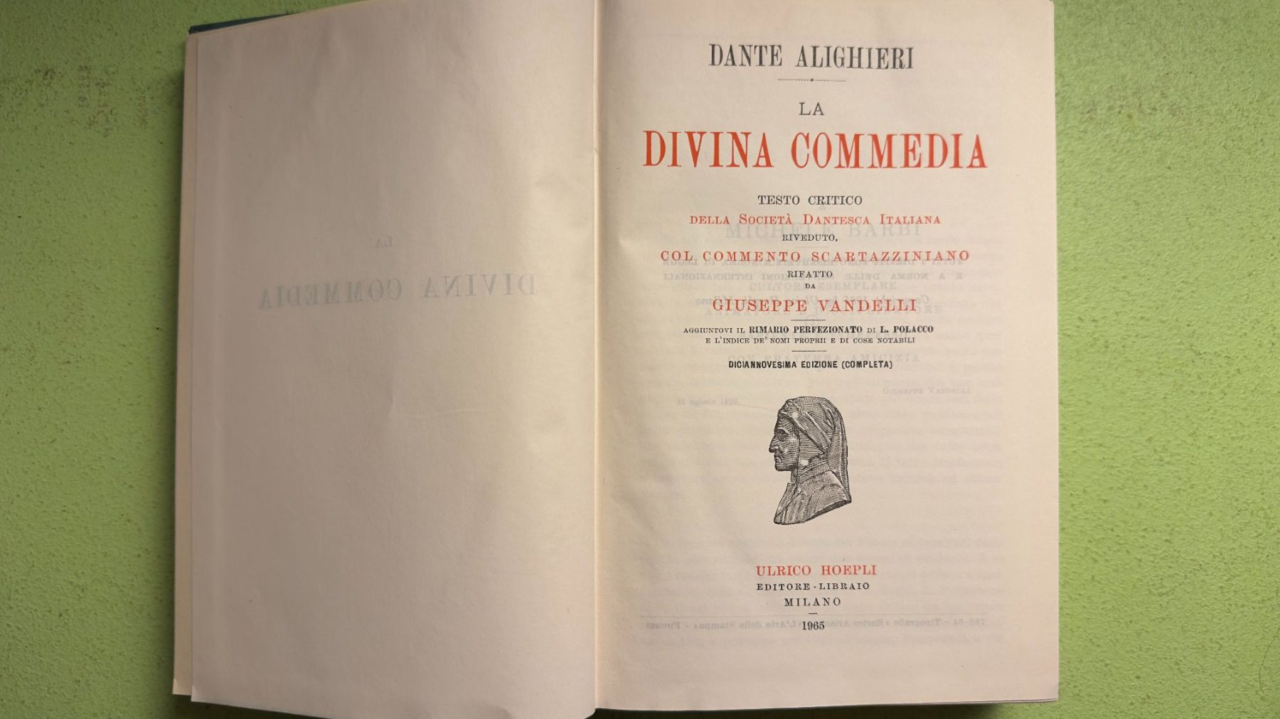 Libri: Dante Alighieri: La Divina Commedia. – Usato da Zürich venduto da allp 2