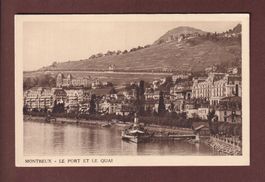 MONTREUX - Port et Quai - Bateau CGN
