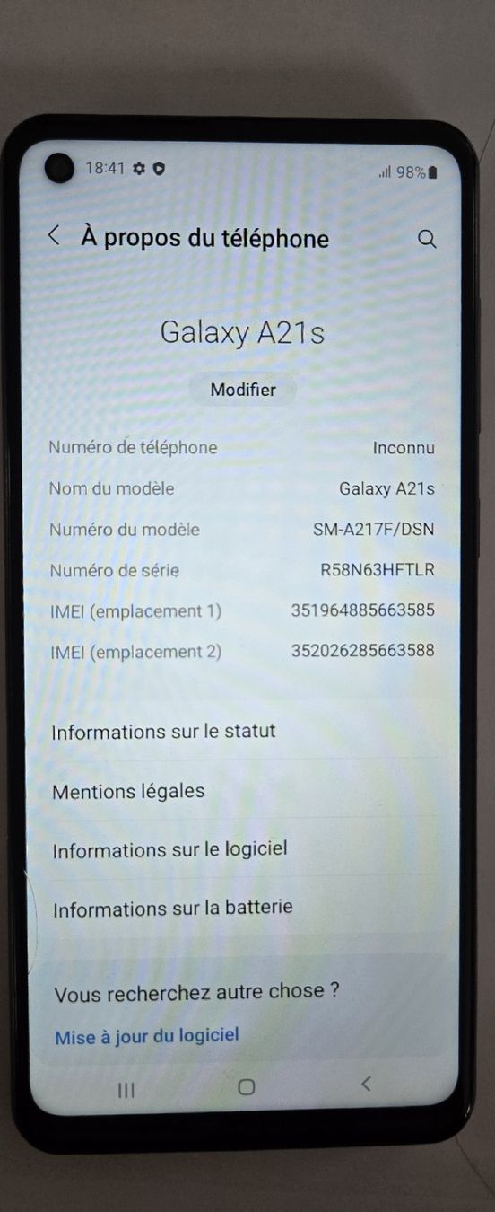 Samsung Telefoni cellulari / Smartphones: Galaxy A21S  – Usato da Le Sentier venduto da dperazzi 4
