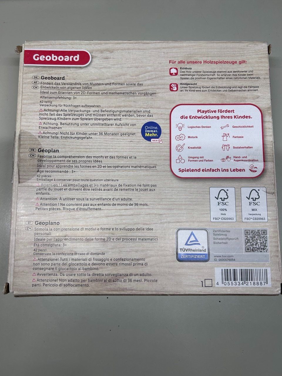 Giochi: Gioco - Playtive Geoboard – Usato da Giubiasco venduto da LorisVale 3