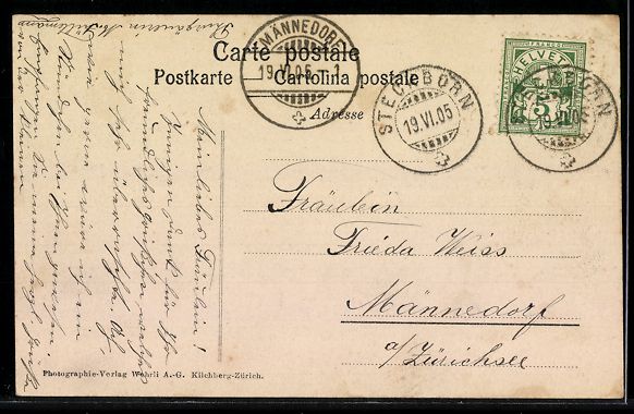 Cartoline postali: AK Steckborn, Der Turmhof – Usato da Berlin venduto da bartko-reher 1