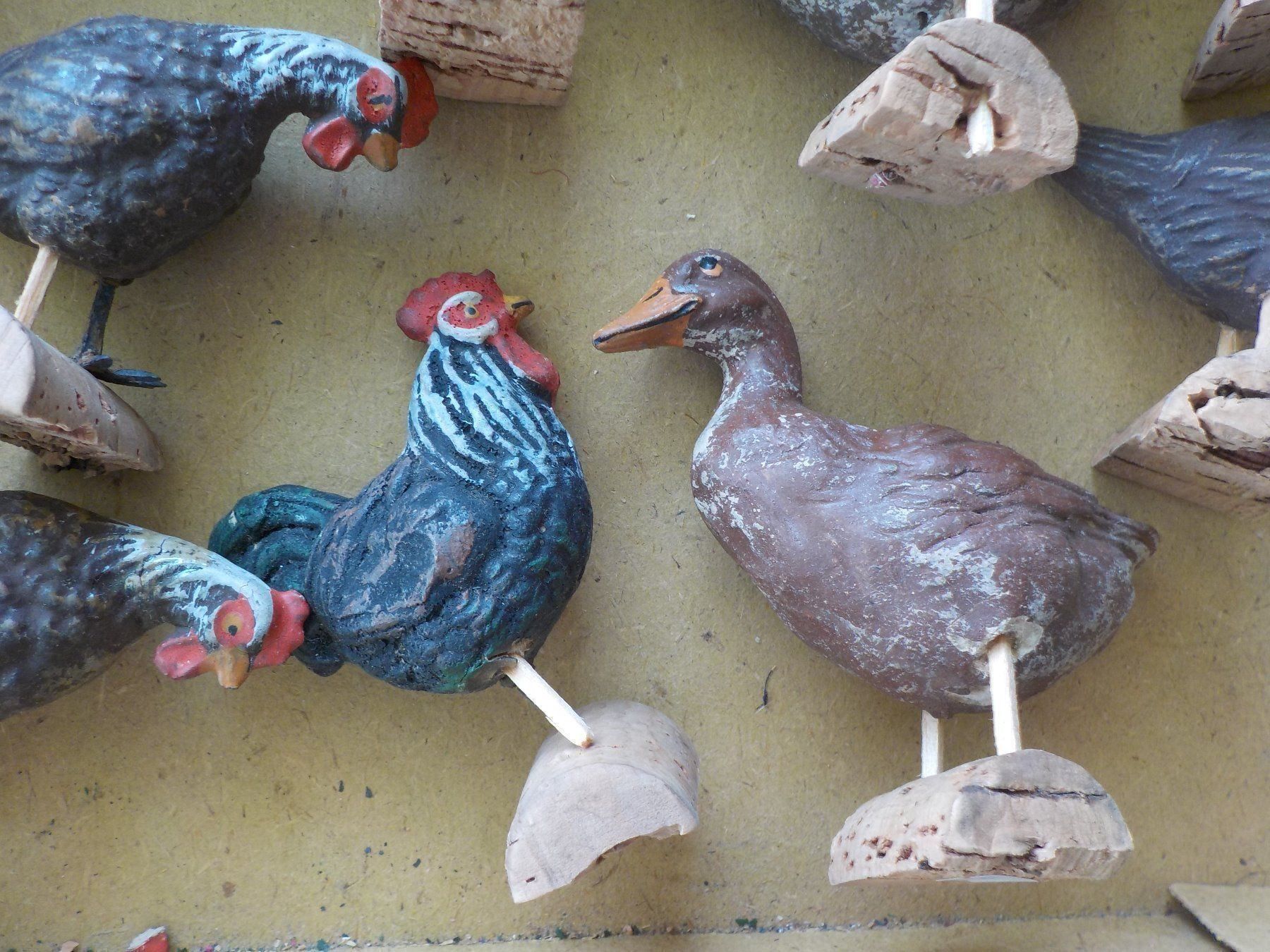 Statuette: Tierfiguren Bauernhof antik - Lot – Usato da Mörschwil venduto da antiksalon 1