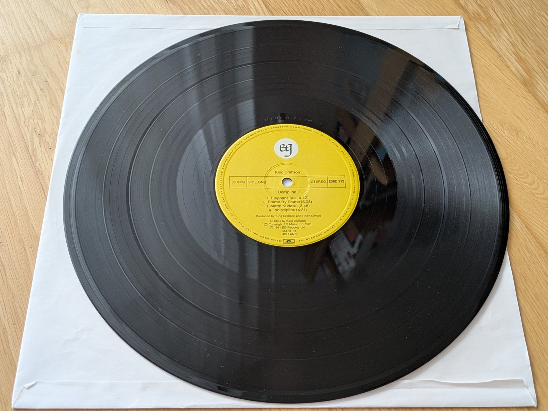 Schallplatten: King Crimson - Discipline, Vinyl LP 1981 – Gebraucht aus Dübendorf von PanzerGeneral 2