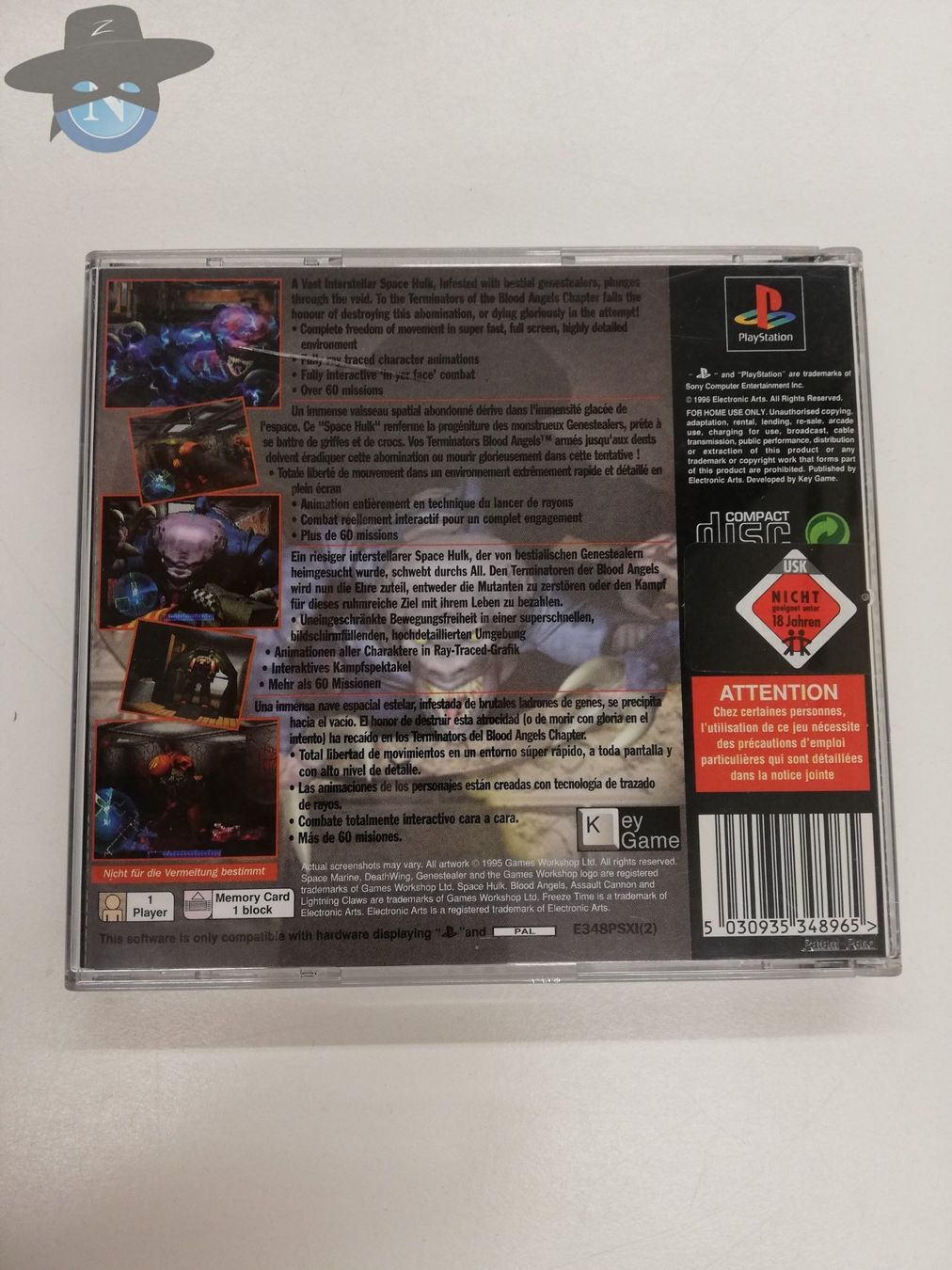 Sony Giochi: Space Hulk / Sony Playstation 1 PS1 – Usato da St. Gallen venduto da zorro_dc 1
