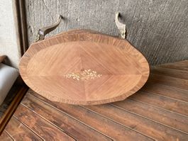 ART 706-J Table d'appoint marquetée sablé