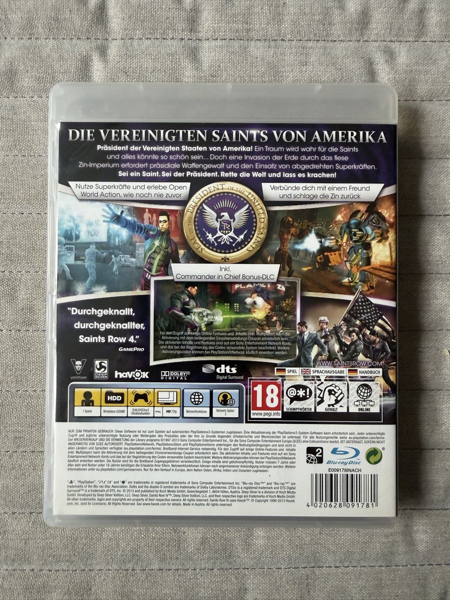 Sony Spiele: Saints Row 4 für PS3 – Gebraucht aus Thunstetten von Virus_33 2