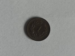 Pièce de monnaie 1 centime avec écu et chapeau 1940 bronze