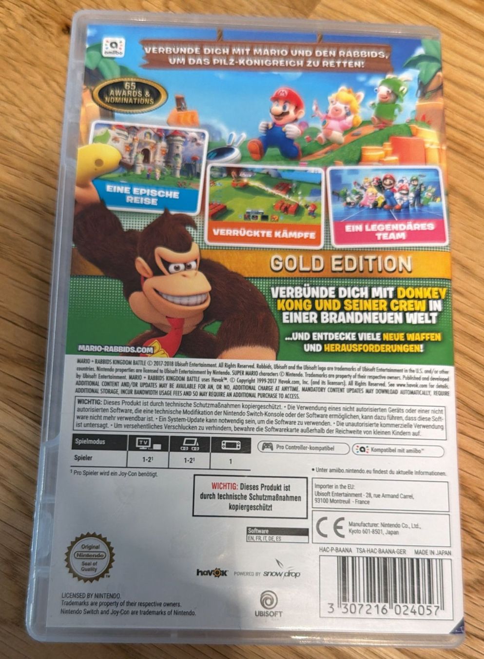 Nintendo Giochi: NINTENDO SWITCH MARIO RABBITS KINGDOM BATTLE – Usato da Zürich venduto da Frei-Occasionen 1