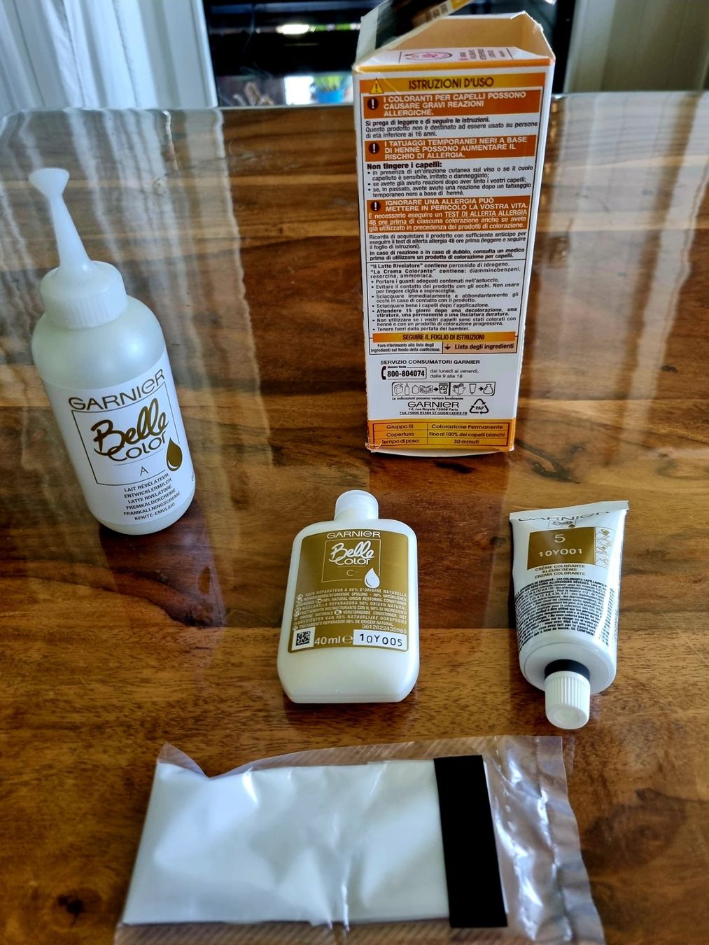 Tinte: Garnier Haarfarbe Dunkelblond deckt graues Haar NEU – Nuovo (secondo la descrizione) da Beckenried venduto da lou_two 1