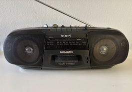 Sony Boombox Cassette Radio Mega Bass