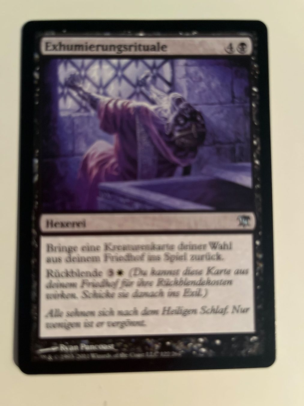 Magic The Gathering Carte collezionabili: 1 x Exhumierungsrituale - Magic: The Gathering - MtG – Usato da Kriens venduto da Shadi1980