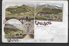 OW Gruss aus Engelberg 1900 (Litho)