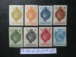 FL 1920 Nr. 17-24 postfrisch
