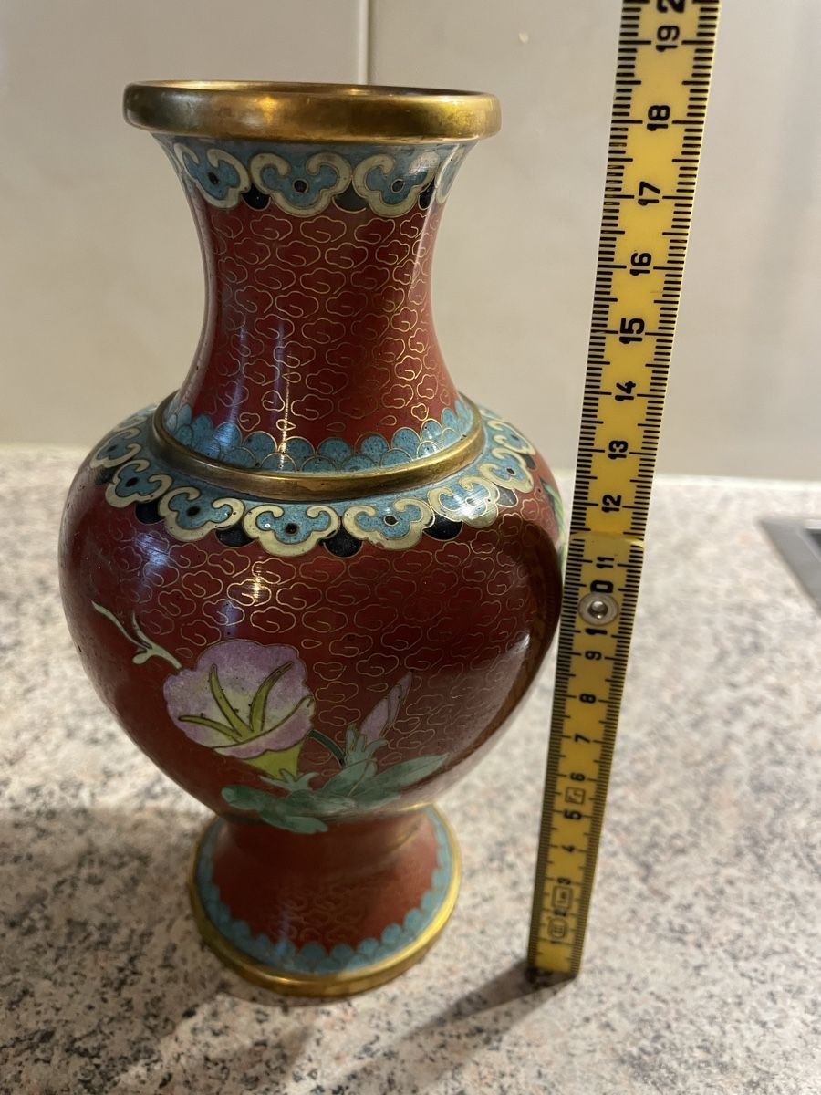 Vasi & Recipienti: Chinesische Vase aus Messing – Usato da Flawil venduto da Naphtali 1