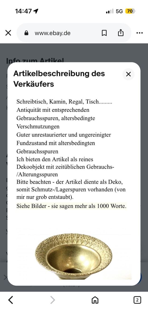 Bougeoirs: Antiker Kerzenständer Messing – D'occasion à Kloten par Juanita3 5