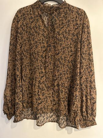 Bluse von Chicoree, Grösse M, braun-schwarz